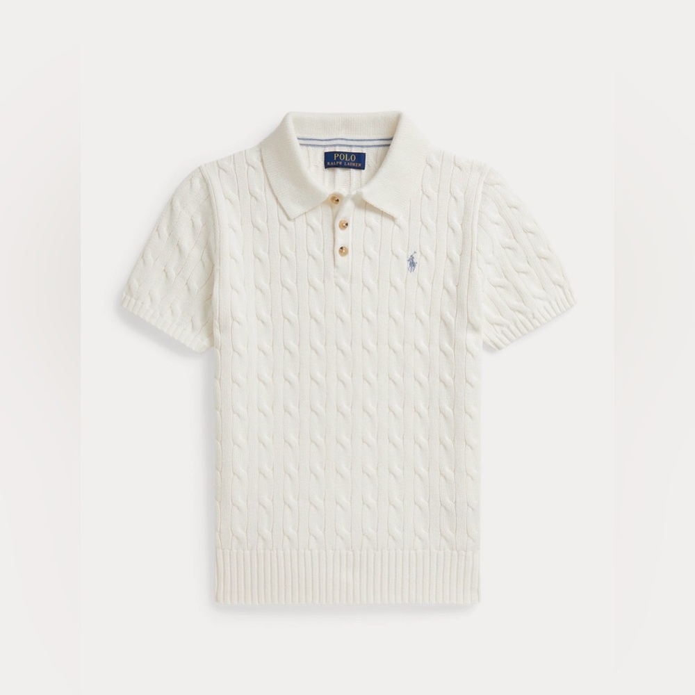 Polo by Ralph Lauren White Crewneck Sweater